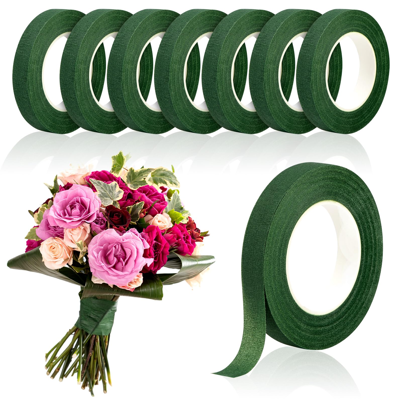 The Florist Supply - 20 jardów zielonej taśmy florystycznej do