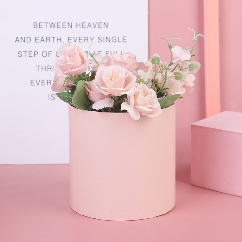 Florist Supply Buckets - 1 szt. Okrągłe papierowe pudełko na
