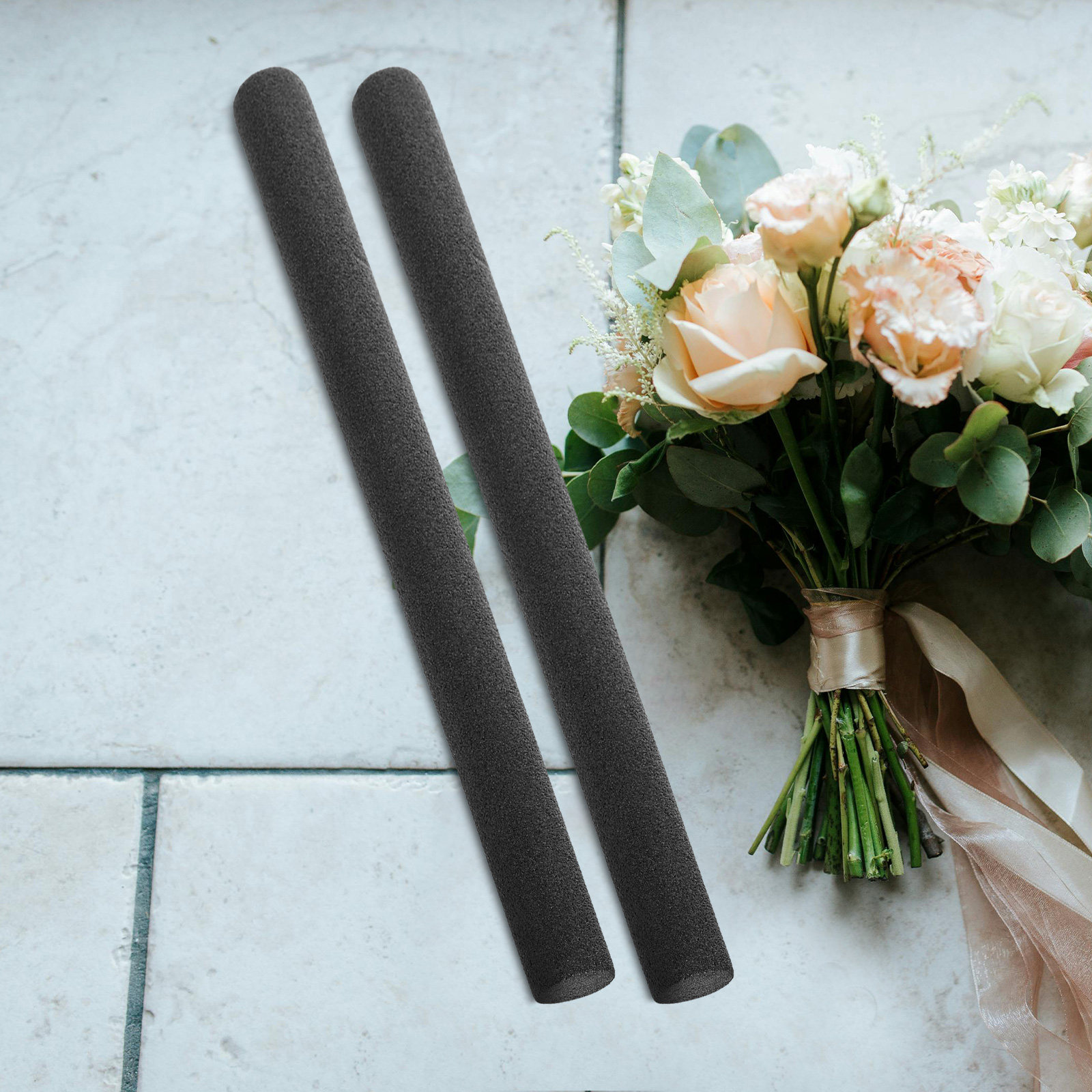 8 szt. czarnych prętów z piank – The Florist Supply recenzja i cena