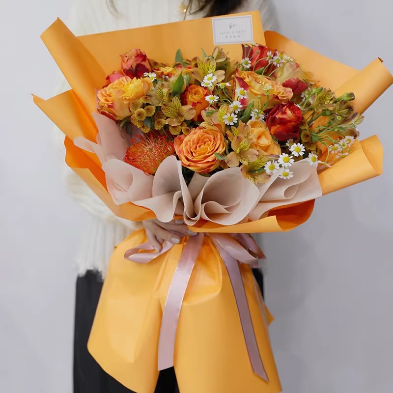Koreański styl Jednolity kolor – The Florist Supply recenzja i cena