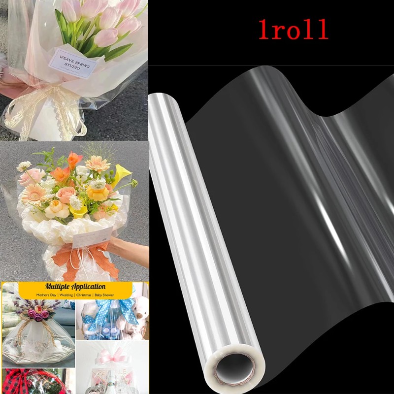 Rolka przezroczystej folii cel – Cellophane Wrap Clear recenzja i cena