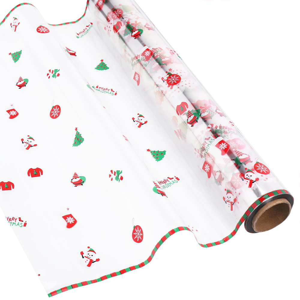 Rolka świątecznej folii celofa – Cellophane Wrap Clear recenzja i cena