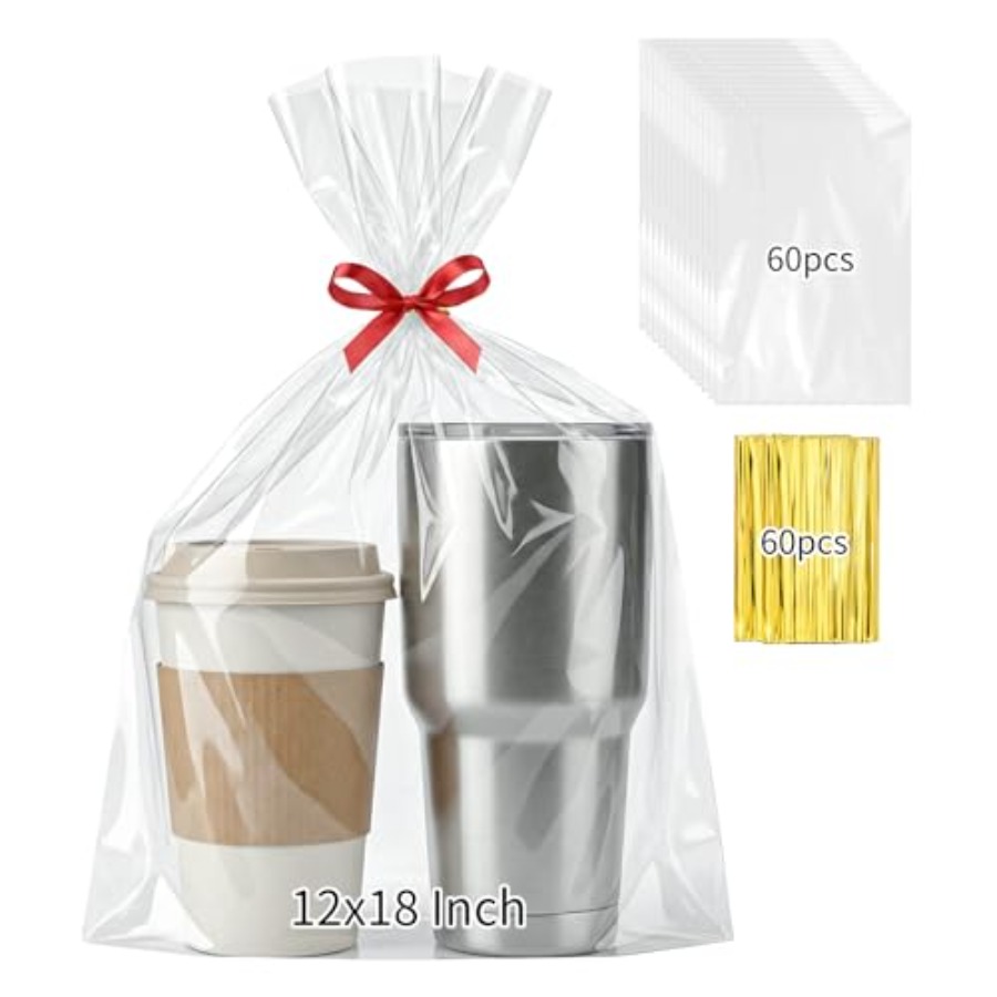 60 szt. Torebek celofanowych n – Cellophane Wrap Clear recenzja i cena