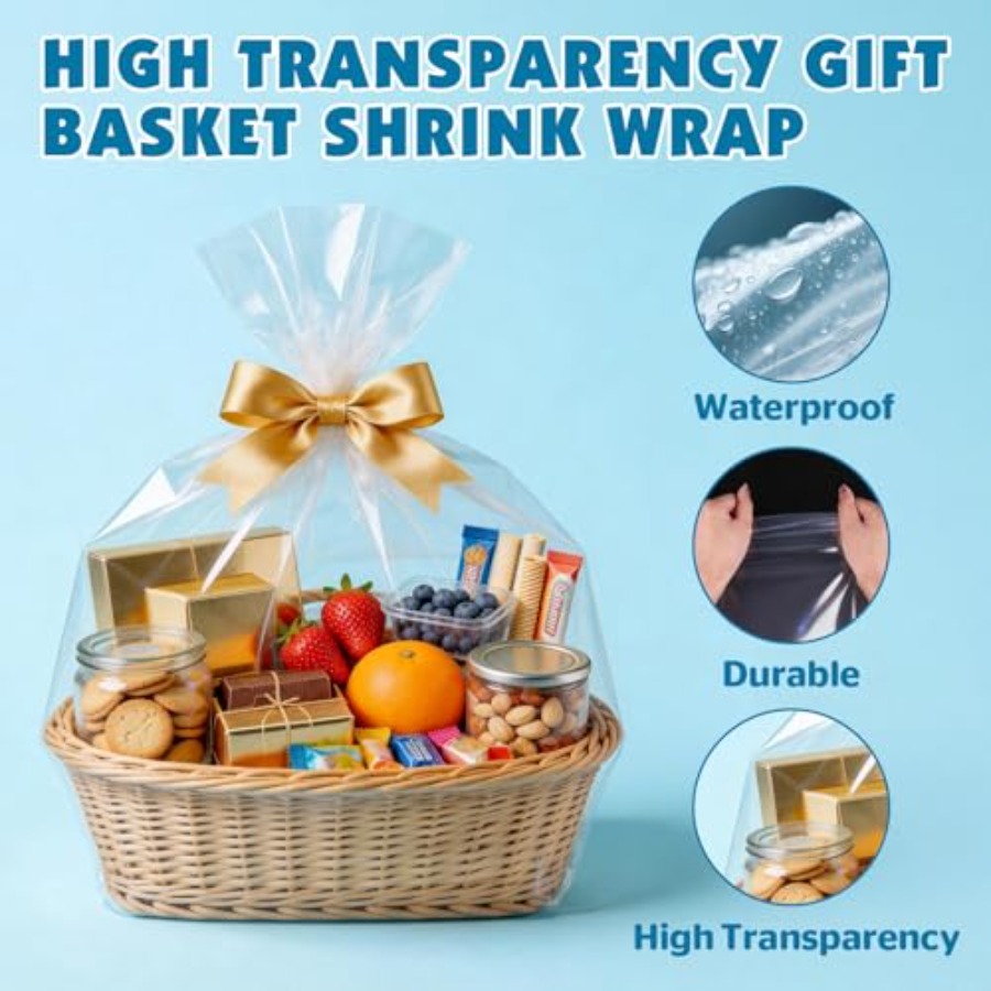 5 szt. Bardzo Duże Torby Termo – Cellophane Wrap Clear recenzja i cena