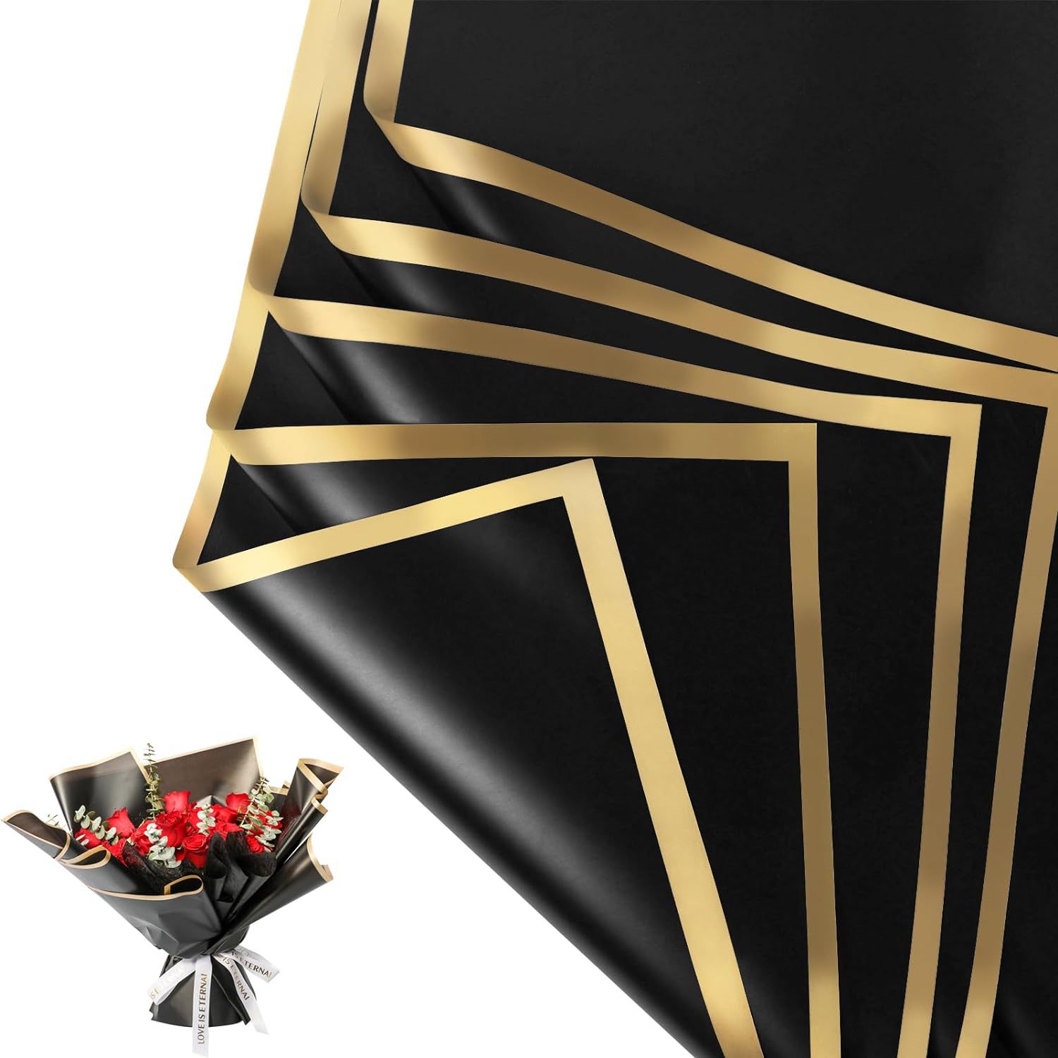 20 Arkuszy Złoty Brzeg Wodoodp – The Florist Supply recenzja i cena