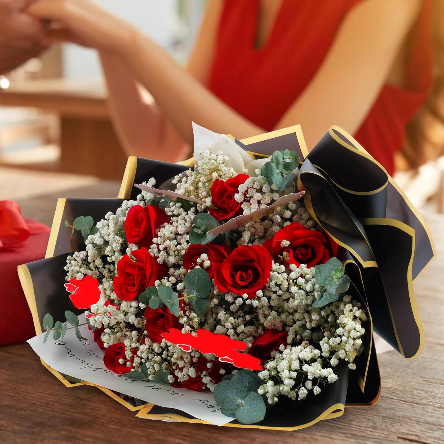 20 Arkuszy Złoty Brzeg Wodoodp – The Florist Supply recenzja i cena