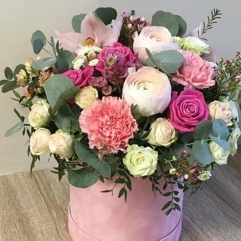 3 szt./zestaw Okrągłe aksamitn – Florist Supply Buckets recenzja i cena