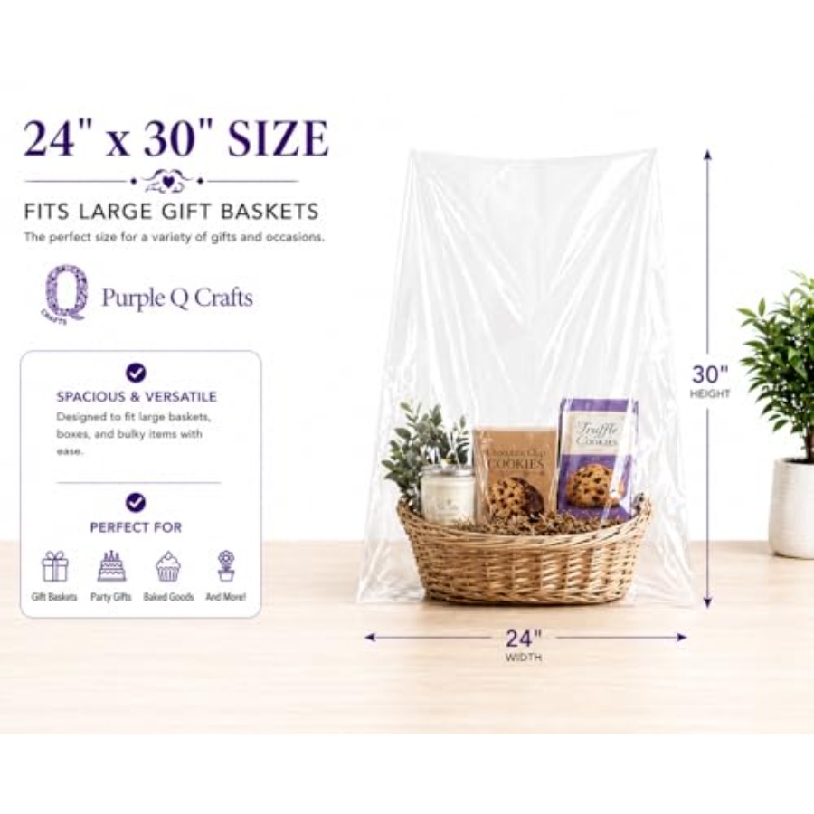 Torby celofanowe na koszyki pr – Cellophane Wrap Clear recenzja i cena