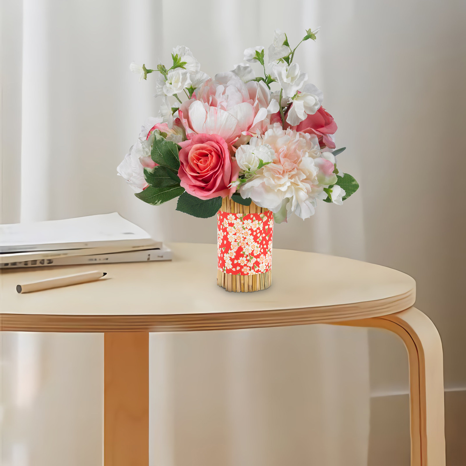 Dekoracyjny wazon ze słomy, su – The Florist Supply recenzja i cena