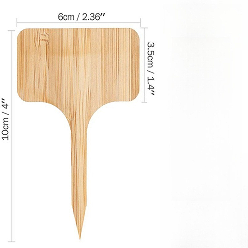 100 sztuk drewnianych etykiet  – Floral Picks Wood recenzja i cena