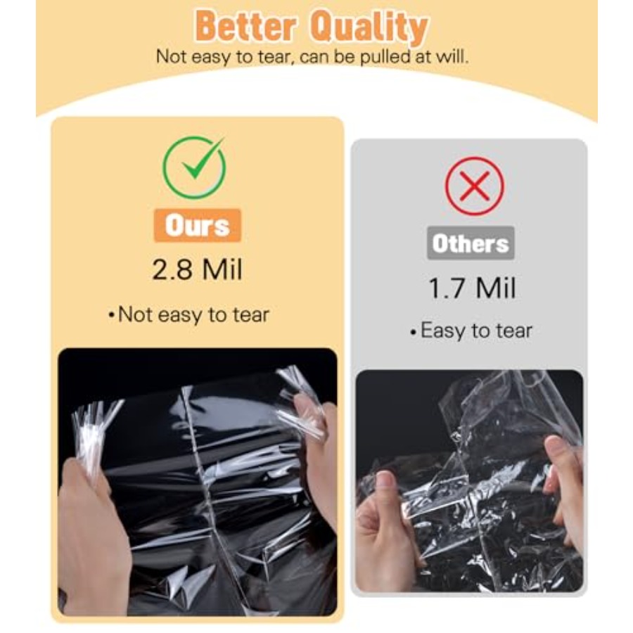 6 sztuk bardzo dużych toreb ce – Cellophane Wrap Clear recenzja i cena